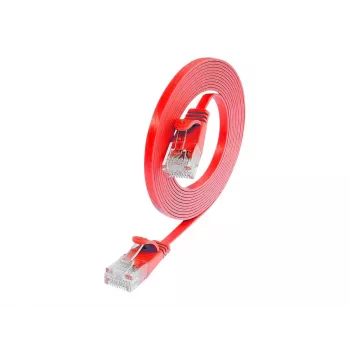 Wirewin Cat.6 Slim Ethernet patch kábel U/UTP 0,5 m červený PKW-SLIM-KAT6 0.5 RT