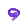 Wirewin Cat6 U/UTP Slim Ethernet patch kábel, 0,1 m, fialová PKW-SLIM-KAT6 0.1 VT