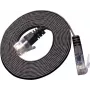 Wirewin Triotronik PKW-SLIM-KAT6 10.0 SW - 10m Cat6 U/UTP Slim Ethernet patch kábel, RJ45 konektor samec na samec, čierna