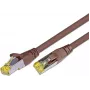 Wirewin Cat6a S/FTP sieťový kábel, 70m, hnedý, RJ45, 10Gbps, 500MHz, PIMF PKW-PIMF-KAT6 70.0 BR