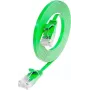 Wirewin SLIM U6 3 GN - Cat.6 Slim patch kábel, U/UTP, 3,0 m, zelený (PKW-SLIM-KAT6 3.0 GN)