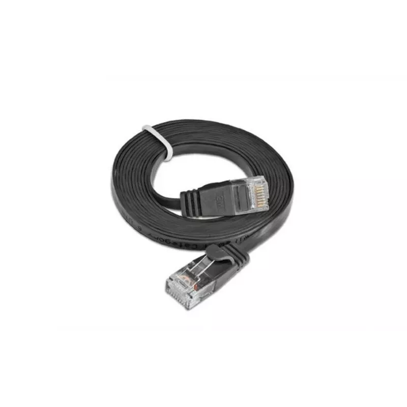 Wirewin Cat6 U/UTP Slim Ethernet patch kábel, 7,5 m, čierny PKW-SLIM-KAT6 7.5 SW