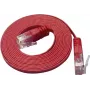 Wirewin Cat.6 Slim patch kábel, U/UTP, 1,5 m, červený PKW-SLIM-KAT6 1.5 RT