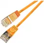 Wirewin Triotronik PKW-LIGHT-STP-K6 10.0 OR Cat6 F/FTP patch kábel, RJ45 konektor samec na konektor samec, 10 m, oranžový