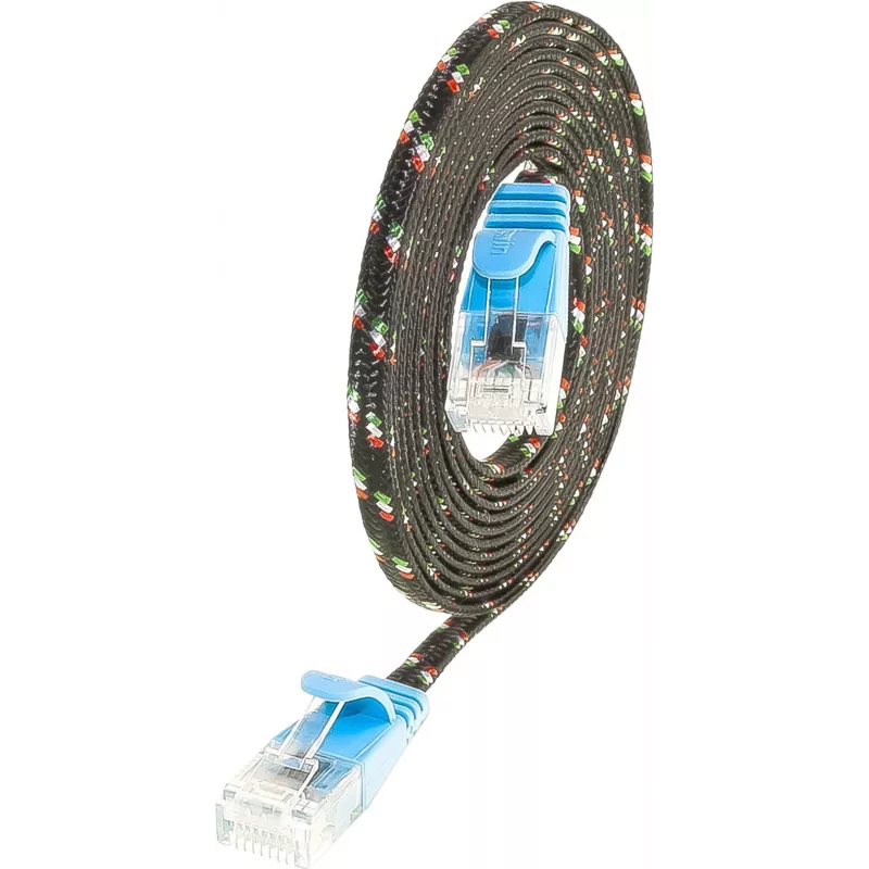Wirewin PKW-TOUGH-K6 1.0 BL - Cat.6 Slim Tough Ethernet patch kábel, U/UTP, 1 m, modrá