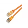 Wirewin Triotronik PKW-STP-SLIM-KAT6 0.1 OR - Cat6 U/FTP Slim Ethernet patch kábel, RJ-45 konektor samec/samec, 0,1 m, oranžová