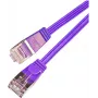 Wirewin Triotronik Cat6 U/FTP Slim Ethernet patch kábel, 3 m, RJ-45 konektor samec na samec, meď, fialová PKW-STP-SLIM-KAT6 3.0 VT