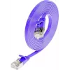 Wirewin Triotronik Cat6 U/FTP Slim Ethernet patch kábel, 3 m, RJ-45 konektor samec na samec, meď, fialová PKW-STP-SLIM-KAT6 3.0 VT