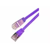 Wirewin Triotronik Cat6 U/FTP Slim Ethernet patch kábel, 3 m, RJ-45 konektor samec na samec, meď, fialová PKW-STP-SLIM-KAT6 3.0 VT