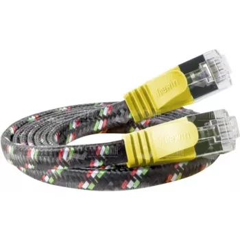 Wirewin SLIM ST6 5 GE - Cat.6 SLIM-Tough kábel, F/FTP, 5,0 m, žltá PKW-TOUGH-STP-K6 5.0 GE