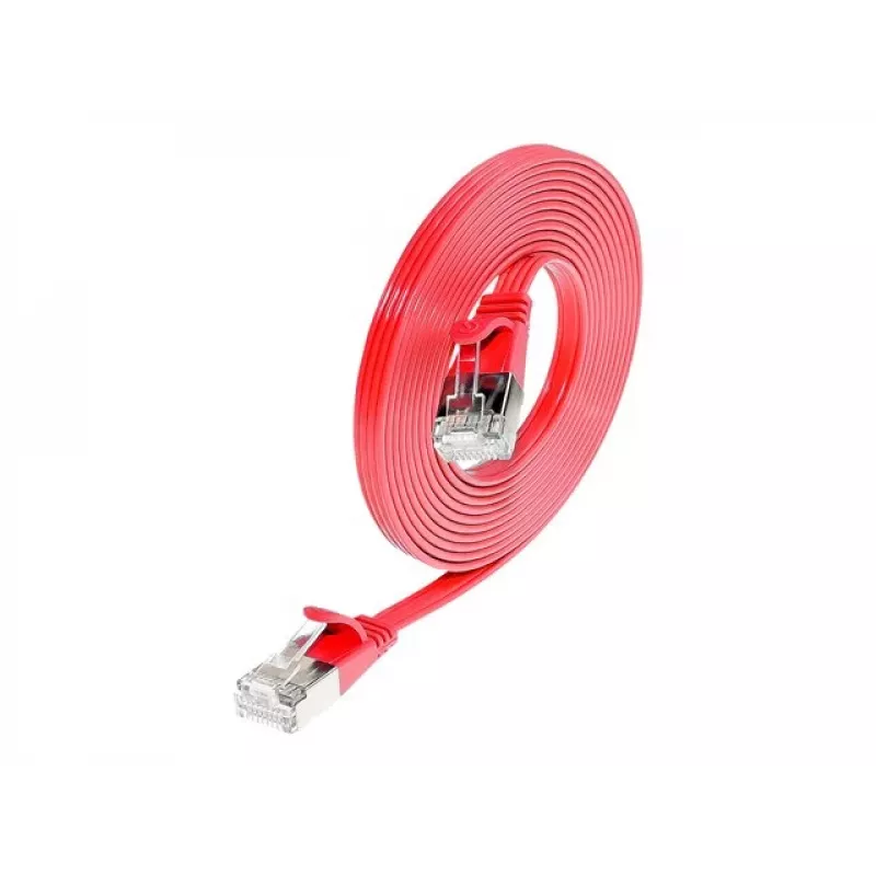 Wirewin Triotronik PKW-STP-SLIM-KAT6 5.0 RT Cat6 U/FTP Slim Ethernet patch kábel, 5 m, čierna