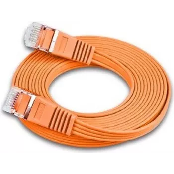 Wirewin Triotronik 0,15m Cat6 U/FTP patch kábel, RJ-45 na RJ-45, oranžová PKW-STP-SLIM-KAT6 0.15 OR