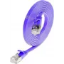 Wirewin Triotronik Cat6 U/FTP Slim patch kábel, RJ45 konektor samec na RJ45 konektor samec, 0,15m, fialová PKW-STP-SLIM-KAT6 0.15 VT
