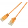 Wirewin Cat.6 SLIM-Light patch kábel, U/UTP, 0,15 m, oranžový (PKW-LIGHT-K6 0.15 OR)