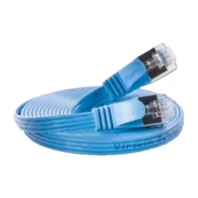 Wirewin Triotronik Cat6 U/FTP Slim patch kábel, 0,5m, fialová PKW-STP-SLIM-KAT6 0.5 VT