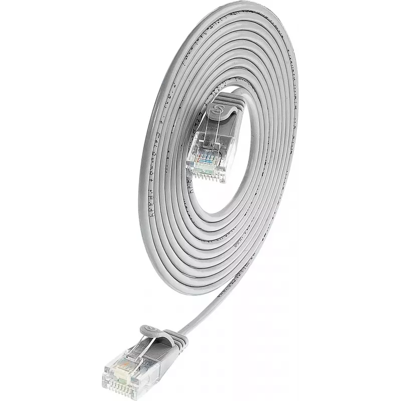 Wirewin SLIM UL6 1,5m sivý Cat.6 U/UTP Slim-Light Ethernet patch kábel (PKW-LIGHT-K6 1.5)