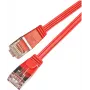 Wirewin SLIM S6 1.5 RT - Cat.6 SLIM patch kábel, STP (PIMF), 1,5 m, červená PKW-STP-SLIM-KAT6 1.5 RT