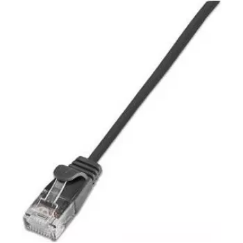 Wirewin Triotronik PKW-LIGHT-STP-K6 0,5 SW Cat6 S/FTP patch kábel, čierna, 0,5 m