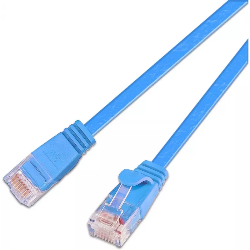 Wirewin SLIM S6 25 BL - Cat.6 SLIM patch kábel, STP(PIMF), 25 m, modrá PKW-STP-SLIM-KAT6 25.0 BL