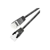 Wirewin Slim patch kábel U/FTP Cat 6a čierny 7,0 m PKW-LIGHT-STP-K6A 7.0 SW