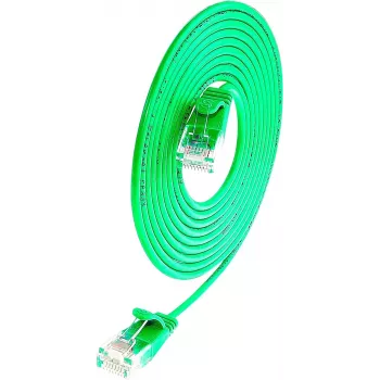Wirewin SLIM UL6 1 GN - Cat.6 Slim patch kábel, U/UTP, 1,0 m, zelená PKW-LIGHT-K6 1.0 GN