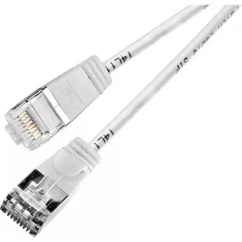 Wirewin Triotronik PKW-LIGHT-STP-K6 5.0 WS - Cat6 STP patch kábel, RJ-45 konektor samec/samec, 5m, biela