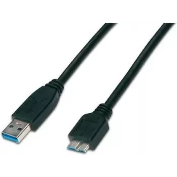 Wirewin USB 3.0 A-MB MM 3.0 SW - 3m USB-A na Micro-B kábel, čierna