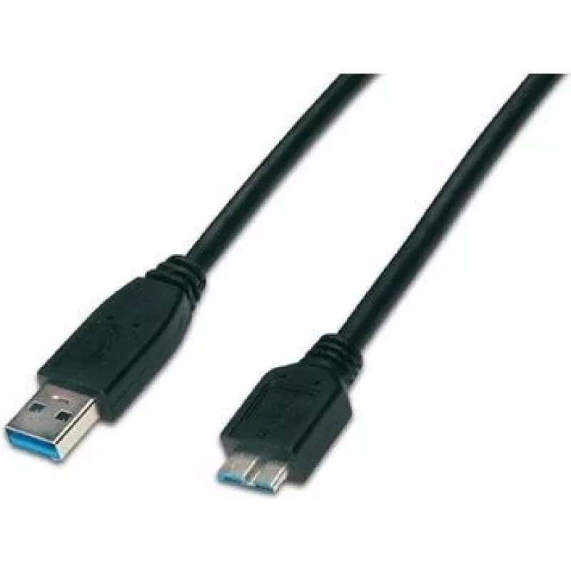 Wirewin USB 3.0 A-MB MM 3.0 SW - 3m USB-A na Micro-B kábel, čierna