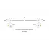 Wirewin Triotronik Cat6 U/UTP patch kábel 0,5m sivý PKW-TOUGH-K6 0.5