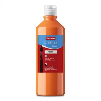 ARISTO Cromar tekutá temperová farba oranžová 500 ml, 1 fľaša (AR30910)