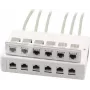 Wirewin 2x 6-portová nástenná zásuvka pre keystone moduly, sivá, plast, keystone systém (125460)