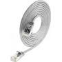 Slim Wirewin Triotronik PKW-LIGHT-STP-K6 15,0 Cat6 S/FTP patch kábel, RJ45 konektor samec na samec, meď, 15 m, čierna