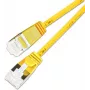 Wirewin SLIM KAT6A 10 Gigabit Light patch kábel, 0,25 m, U/FTP, Ø 3,8 mm, žltá, balenie 50 ks (SLIM-LS-K6A 0.25 YE 50)