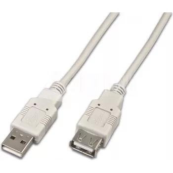 Wirewin USB A-A MF 1.0 GR USB kábel 1 m USB 2.0 sivá