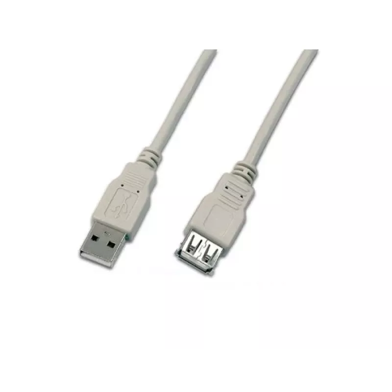 Wirewin USB A-A MF 1.0 GR USB kábel 1 m USB 2.0 sivá