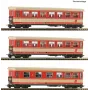 Roco 6240004 H0e 3-dielna sada osobných vozňov ÖBB