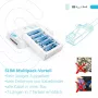 Wirewin SLIM-LS-K6A 1.0 WT 90 - Cat6A U/FTP Slim patch kábel, 1,0 m, biela, balenie 90 ks