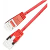 Wirewin Cat6a U/FTP Slim patch kábel 0,25 m červený PKW-LIGHT-STP-K6A 0.25 RT
