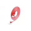 Wirewin Cat6a U/FTP Slim patch kábel 0,25 m červený PKW-LIGHT-STP-K6A 0.25 RT