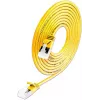Wirewin SLIM-LS-K6A 0.15 YE 50 Cat6a U/FTP Slim Ethernet patch kábel, 0,15 m, žltý, balenie 50 ks