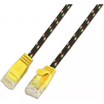 Wirewin Triotronik Cat6 U/UTP patch kábel, RJ45 konektor samec na samec, 3 m, žltý PKW-TOUGH-K6 3.0 GE