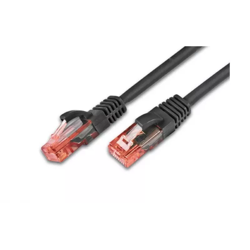 Wirewin PKW-UTP-KAT6 0,5 SW Cat6 U/UTP sieťový patch kábel, 0,5 m, čierny