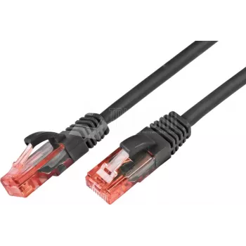 Wirewin PKW-UTP-KAT6 5.0 SW Cat6 U/UTP patch kábel, 5 m, čierny