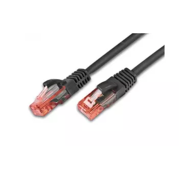 Wirewin PKW-UTP-KAT6 10.0 SW Cat6 U/UTP sieťový patch kábel, 10 m, čierny