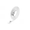Wirewin Cat 6a U/FTP Slim okrúhly patch kábel 7 m biely PKW-LIGHT-STP-K6A 7.0 WS