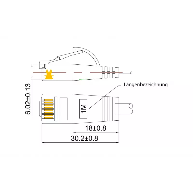Wirewin PKW-TOUGH-STP-K6 2.0 SLIM Tough STP Cat6 U/FTP Prepojovací kábel, 2 m, sivý