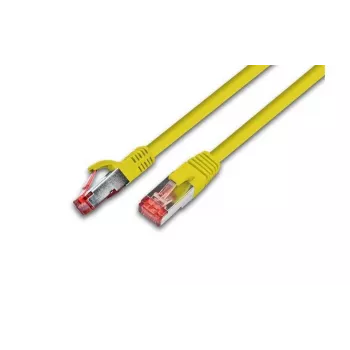Wirewin KAT6A HQ patch kábel, S/FTP, LSOH, žltý, 30,0 m, RJ45 PKW-PIMF-KAT6A 30.0 GE