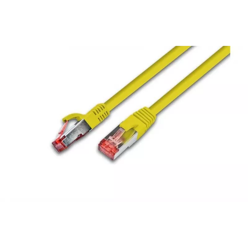 Wirewin KAT6A HQ patch kábel, S/FTP, LSOH, žltý, 30,0 m, RJ45 PKW-PIMF-KAT6A 30.0 GE