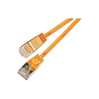 Wirewin SLIM UL6 7,5 m Cat.6 Slim-Light U/UTP patch kábel, oranžový PKW-LIGHT-K6 7.5 OR