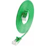 Wirewin Slim Cat6A 10 Gigabit U/UTP patch kábel, 0,5m, zelená SLIM-L-UU-K6A 0.5 GN